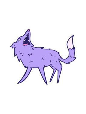 Kurdu yakalayan çizgi filmin animasyonunu durdur ve durdur.