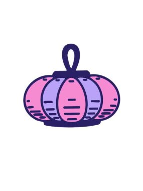 Geleneksel olarak Japon usulü asılmış bir fenerin yükseliş ve yüzme animasyonu