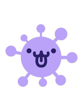 Basit mutlu evcil hayvan virüsünün ışık efekti