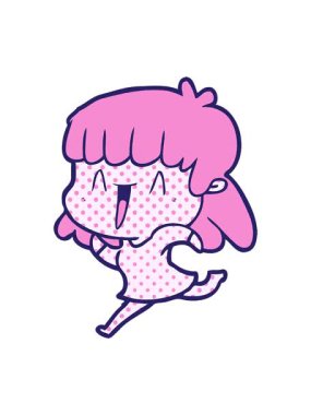 Bob ve duraklat neon palet bir kadının animasyonunu