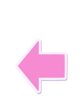 ok çizgi film çıkartması tasarımının animasyonunu genişletiyorum