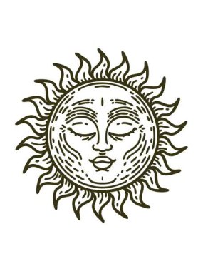 Güneşin dövmesinin renk değişimi