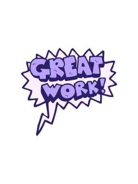 Büyük çalışma el yazısıyla çizilmiş konuşma balonu karikatür sembolünün hareketli animasyonu