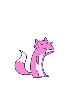 Bir tilki çizgi filminin animasyonunu genişletiyor