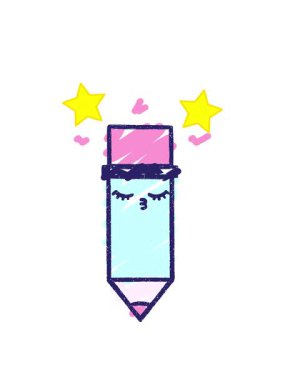 dönen yıldız animasyonu Sihirli Kalem Tebeşiri Çizimi