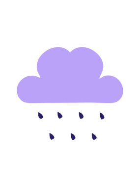 Yağmur bulutu simgesinin canlandırmasını salla ve duraklat