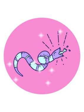 Kıvılcım etkisi, tıslayan yılan dövmesi.