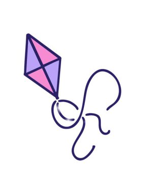 Brezilya geleneksel uçurtmasının ışıltı etkisi