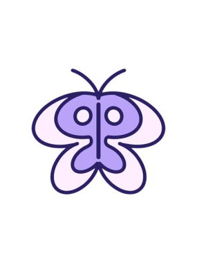 Basit sevimli kelebeğin bölünme etkisi