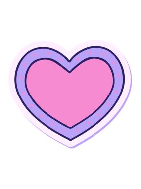 Dövme stilistinin hareketli animasyonunu geleneksel kalp stilinde salla