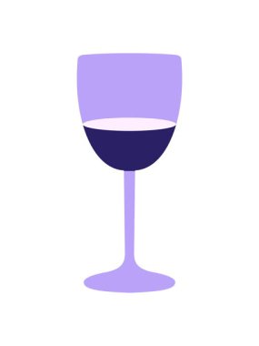 Şarap kadehinin parlak ışık efekti