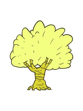 ağaç tasarımının renk animasyonu değişiyor