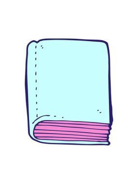 karikatür kitabının hareketli animasyonu