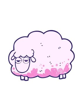 El yazısıyla çizilmiş çamurlu kış koyunlarının titreyen hareketi.