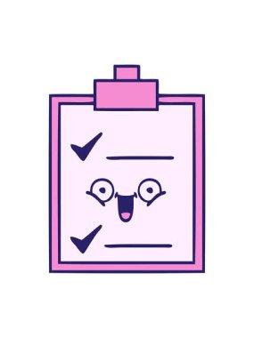 şirin çizgi film kontrol listesinin hareketli animasyonu