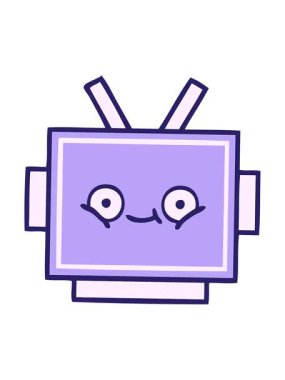 Bir robot kafasının titreşimli animasyonu