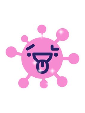 Kafası karışmış mutlu virüsün ışıltı etkisi