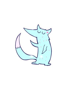 Kurt çizgi filminin ışıltı etkisi