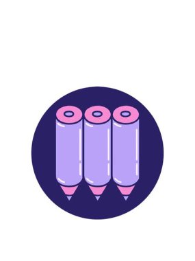 Renkli kalemlerin dövme stili görüntüsünün yükselişi ve yüzdürülüşü