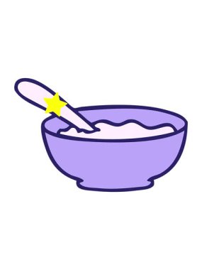 Kıvılcım saçan yıldızlar, el yapımı tuhaf bir çorba kasesinin animasyonunu etkiler.