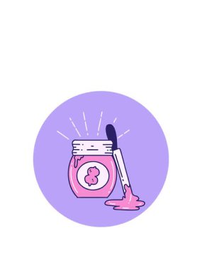 Dövme stili fıstık ezmesi hareketli animasyon