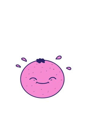 Çizgi film turuncu tasarımının animasyonunu genişletiyorum