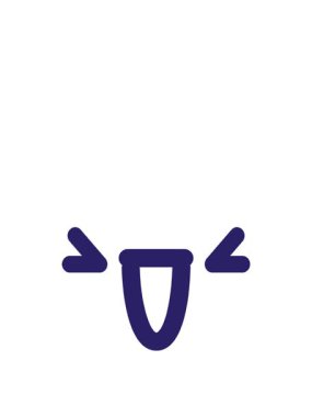 jumping motion animation of laughing face icon