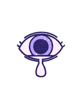 Okült Göz Çiziminin yıldız patlaması etkisi animasyonu