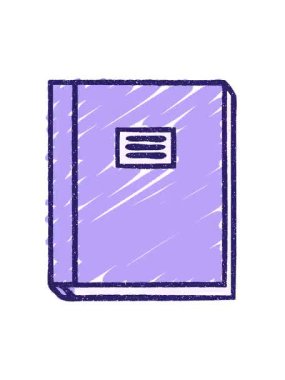 Egzersiz Kitap Tebeşir Tasarımı 'nın titreşimli animasyonu