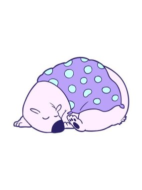 Çizgi filmdeki kutup ayısının hareketli animasyonu uyuyor.