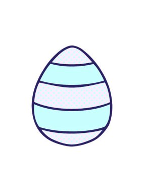 Dikkat çekici çizgi roman tarzı Paskalya yumurtası animasyonu.