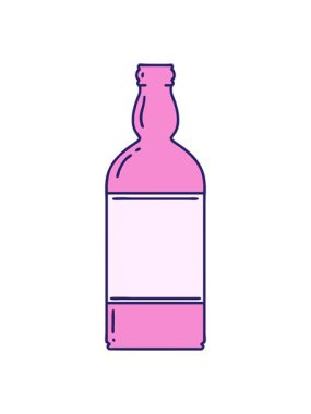 Dövmenin hareketli animasyonu geleneksel şişe stilinde.