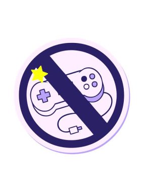 Parıldayan yıldızlar, oyun tabelası olmayan sevimli bir çizgi filmin çıkartmasını canlandırır.