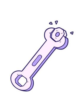 Çizgi film anahtarının fındığa dönüşmesini renklendir