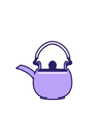 Geleneksel Japon çay demliğinin animasyonunu genişletiyorum.