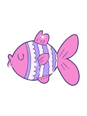 Bir balığın canlandırılmasının ışıltı etkisi