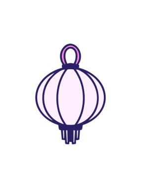 Dikkat çeken bir kağıt fener animasyonu Geleneksel Japon gemisi