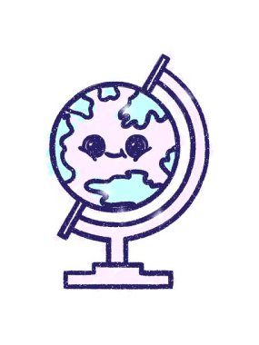 Globe Tebeşir Çiziminin simli etkisi