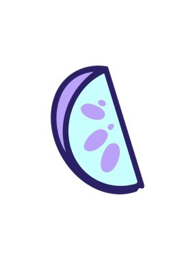 Bir dilim Brezilya limonlu çizgi filminin canlandırma etkisi