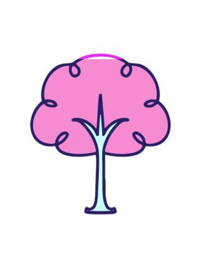 Çiçek açmış bir kiraz ağacının canlandırmasını çalıştır