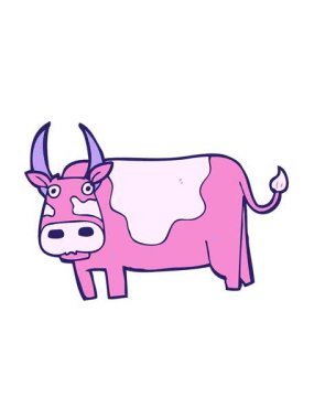 Karalama boğasının hareketli animasyonu