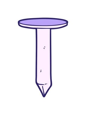 karikatür çivisinin canlandırmasını bob ve duraklat