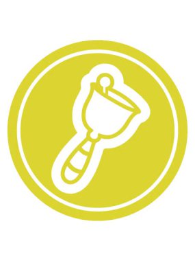 El çanının dairesel simgesinin renk animasyonu değişiyor