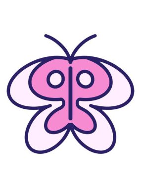 Basit bir kelebek çiziminin canlandırmasını salla ve durdur