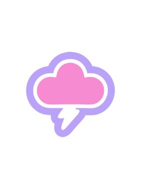 Fırtına Bulutu simgesinin radyoaktif parlayan animasyonu