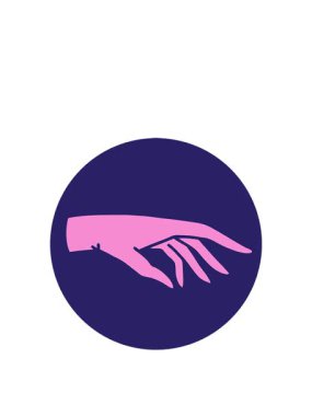 Dövme stili bir elin sıçrama hareketi animasyonu