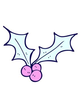 Karikatür Noel 'inin neon ışık efekti animasyonu