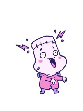 Yaşayan Ölü Yaratık Adam çizgi filminin animasyonunu genişletiyorum.