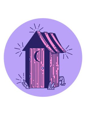 Dövme tarzı tuvaletin animasyonunu bob ve duraklat