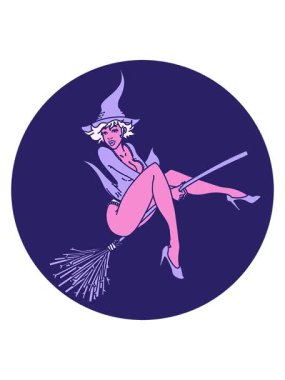 Dövmenin hareketli animasyonunu geleneksel poster cadısı tarzında salla